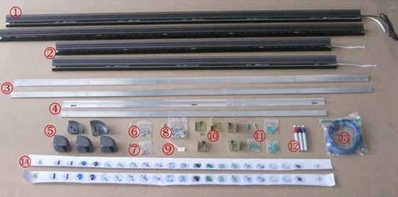 Panel Skoun Kiosk na podczerwień, inteligentne interaktywne tablice aluminiowa rama