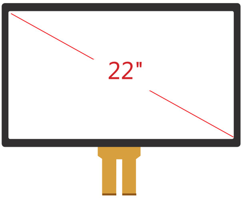 Industrial PCT / PCAP 22" Projected Capacitive Touch Panel EETI MultiPoint Touch