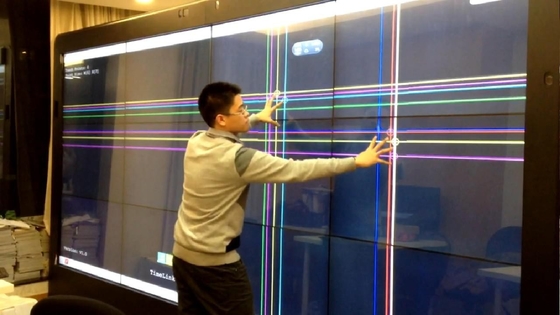 84 inch Transparent Infrared Touch Panel With No-Drift Calibration For Ticket