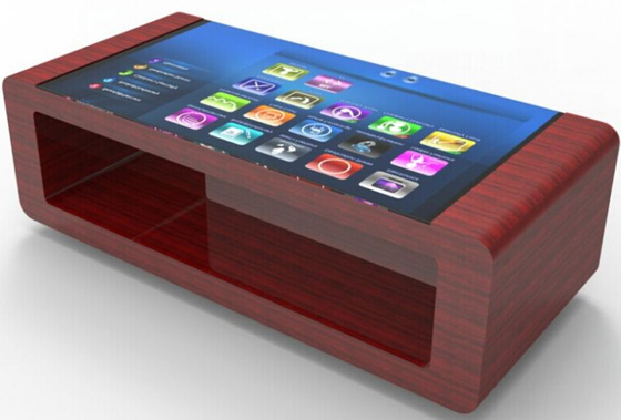 Touch Wall And Touch Table Optical Touch Screen LCD 55 Inch High Efficient