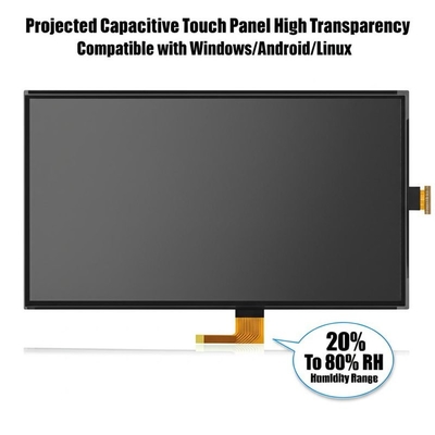 Przewidywany pojemnościowy panel dotykowy wysokiej przejrzystości Kompatybilny z systemami Windows/Android/Linux 20% do 80% zakres wilgotności RH