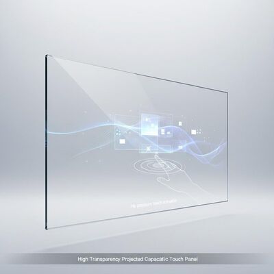 Panel dotykowy pojemnościowy projekcyjny o wysokiej przezroczystości, zapewniający aktywację dotykową bez nacisku oraz powierzchnię antyrefleksyjną i antyodciskową dla cyfrowych oznakowań
